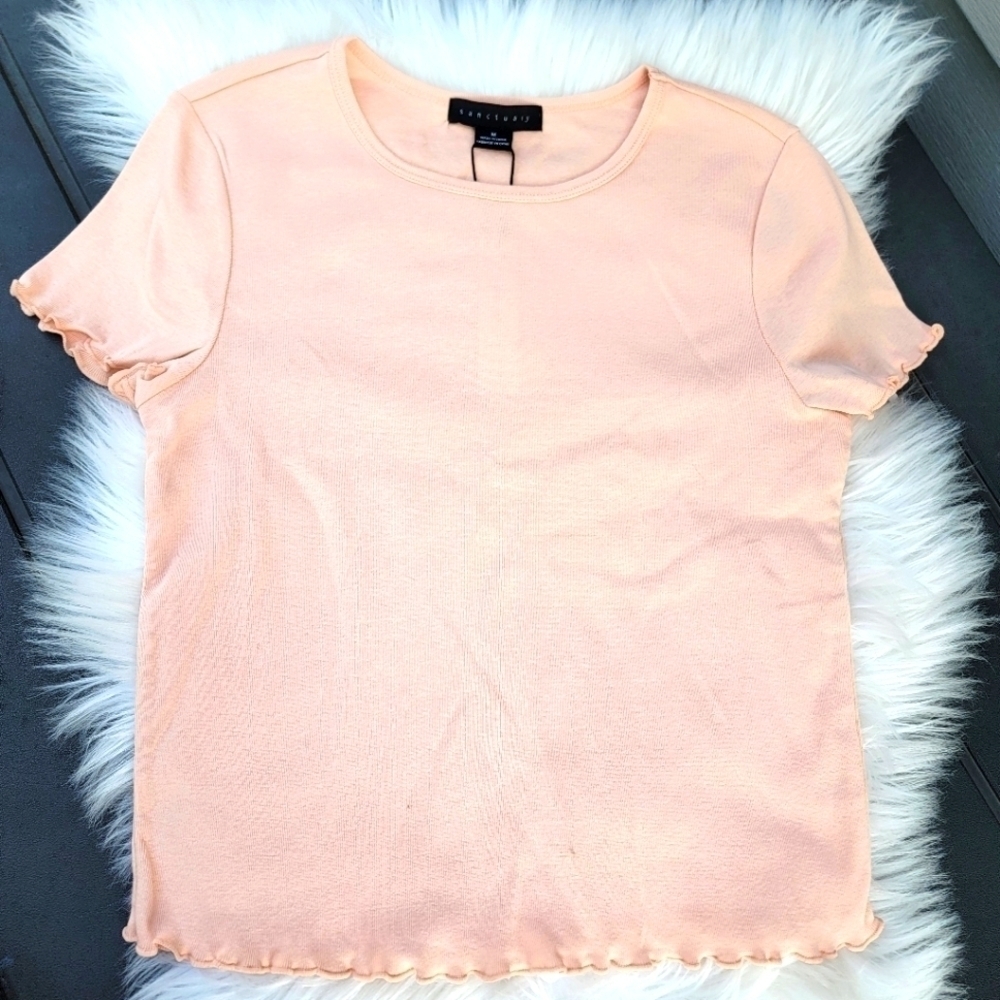 NWT Sanctuary Short Sleeve Top M